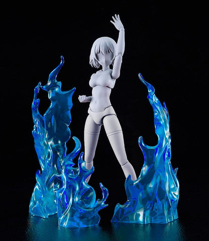 De enkle effektdelene for figurer Flames: Blå