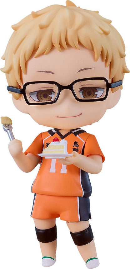 Haikyu!! Nendoroid Aksiyon Figürü Kei Tsukishima: Yeni Karasuno Ver. 10 cm
