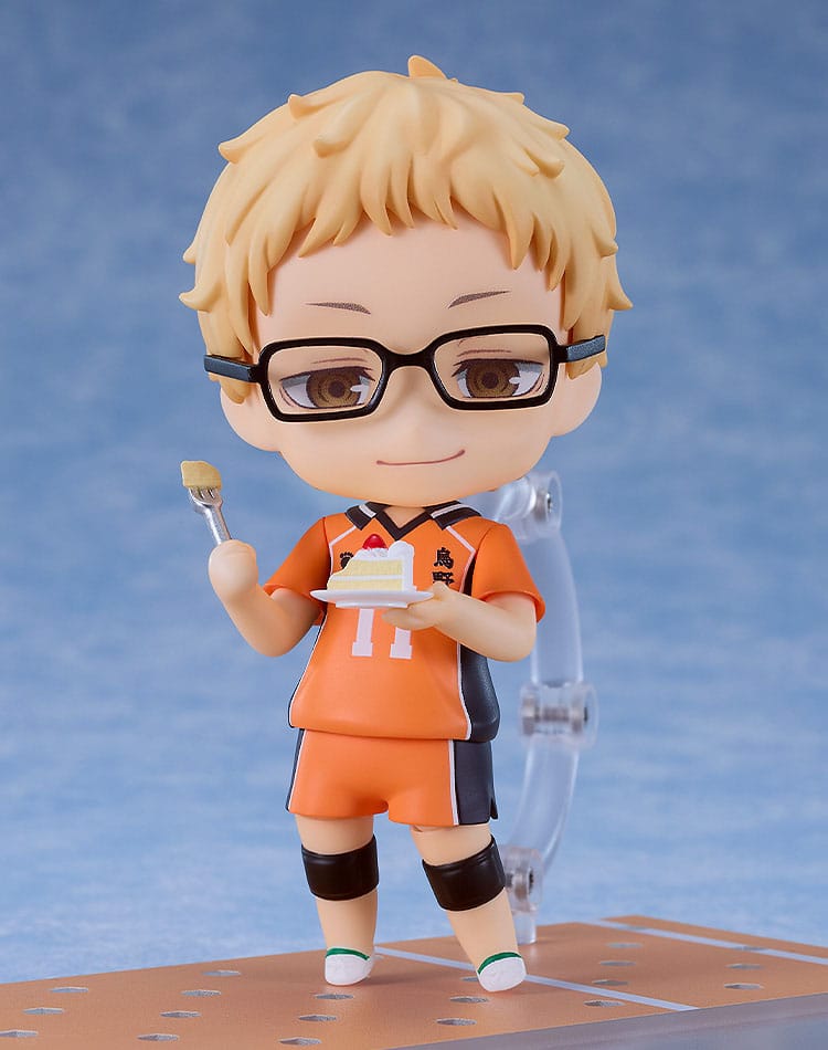 Haikyu!! Nendoroid Aksiyon Figürü Kei Tsukishima: Yeni Karasuno Ver. 10 cm