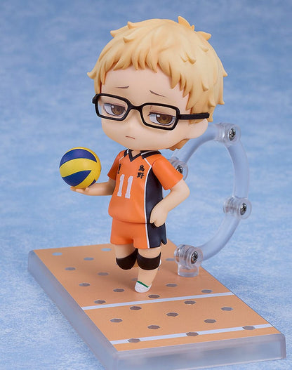 Haikyu!! Nendoroid Aksiyon Figürü Kei Tsukishima: Yeni Karasuno Ver. 10 cm