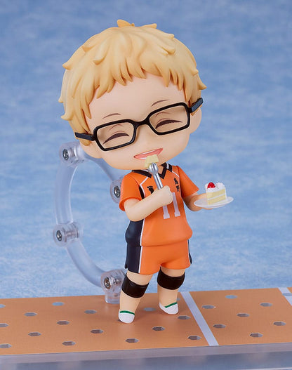 Haikyu!! Nendoroid Aksiyon Figürü Kei Tsukishima: Yeni Karasuno Ver. 10 cm