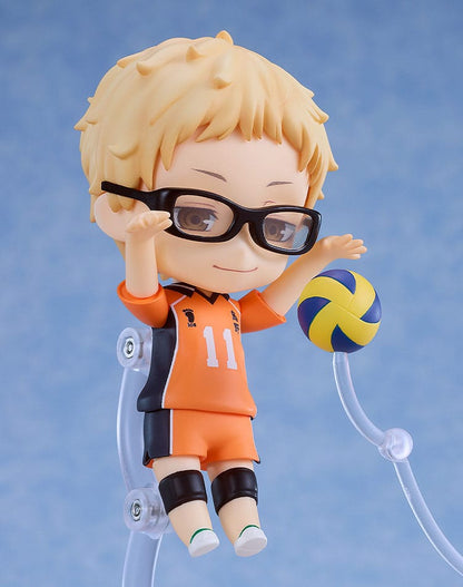Haikyu!! Nendoroid-actiefiguur Kei Tsukishima: de nieuwe Karasuno Ver. 10 cm