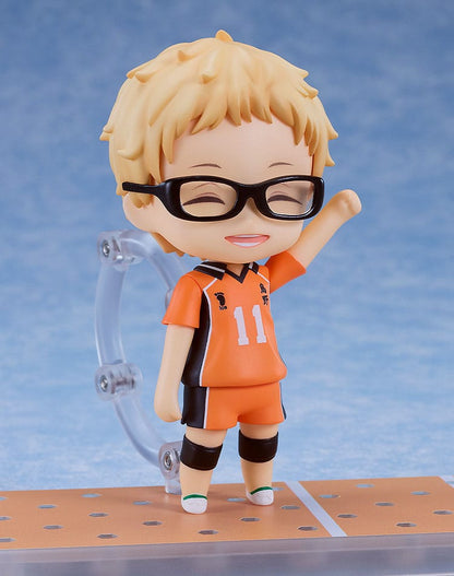 Haikyu!! Nendoroid-actiefiguur Kei Tsukishima: de nieuwe Karasuno Ver. 10 cm