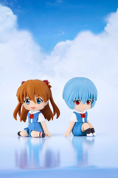 Nachbildung des Evangelion-Gummimaskottchens Nendroid Plus Minifigur Rei Ayanami 8 cm