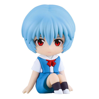 Genopbygning af Evangelion Rubber Mascot Nendroid Plus Minifigur Rei Ayanami 8 cm