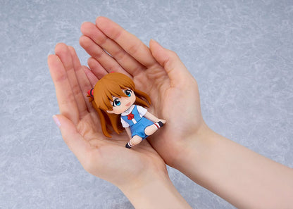 Genopbygning af Evangelion Rubber Mascot Nendroid Plus Minifigur Asuka Shikinami Langley 8 cm