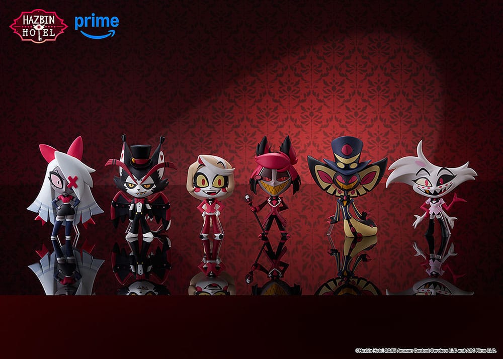 Hazbin Hotel PVC Figurer 8 cm Blind Box Sortiment (6)