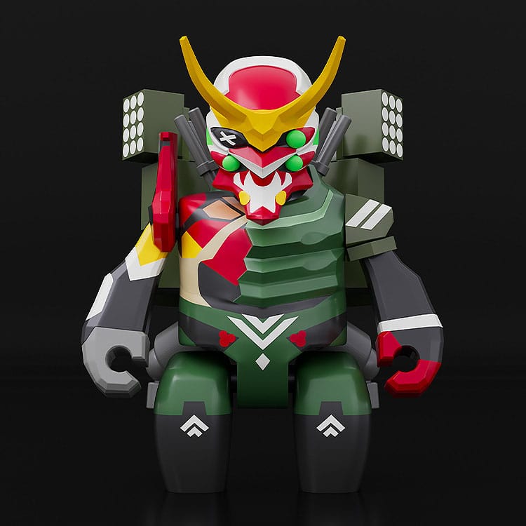 Gjenoppbygging av Evangelion Brickroid Action Figur Evangelion Produksjonsmodell-Ny 02 a 5 cm