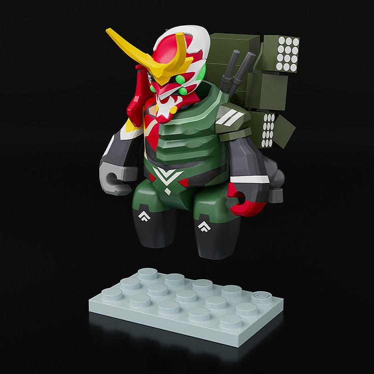 Umbau der Evangelion Brickroid Actionfigur Evangelion Production Model-New 02 a 5 cm
