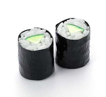 Sushi Plastic Model Kit 1/1 Kappa Maki (Cucumber Sushi Roll) (re-run) 3 cm