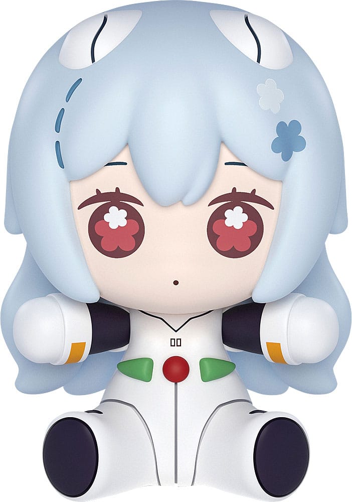 Neon Genesis Evangelion: Genopbygning af Evangelion Huggy Good Smile Chibi Figur Rei Ayanami: Long Hair Ver. 7 cm