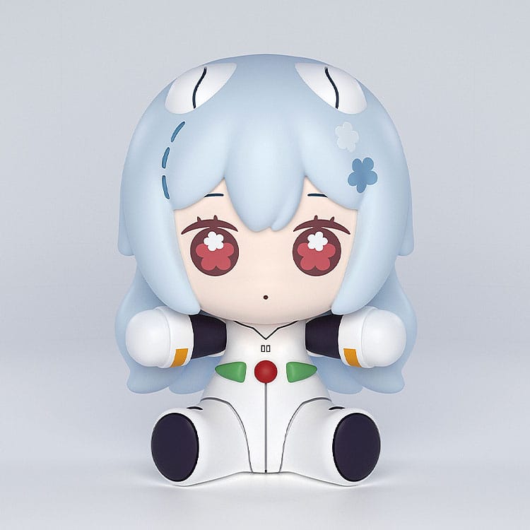 Neon Genesis Evangelion: Genopbygning af Evangelion Huggy Good Smile Chibi Figur Rei Ayanami: Long Hair Ver. 7 cm