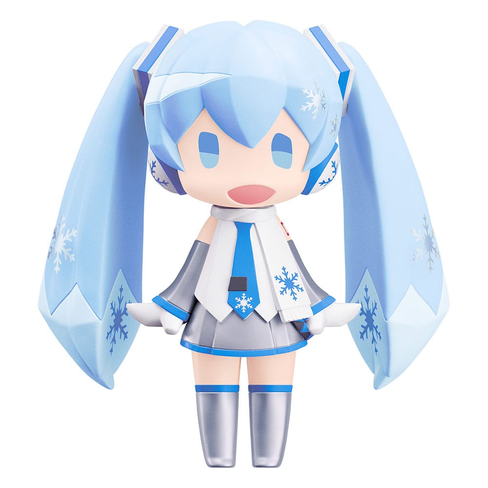 Character Vocal Series 01: Hatsune Miku Hallo! Goede glimlach actiefiguur sneeuw miku 10 cm