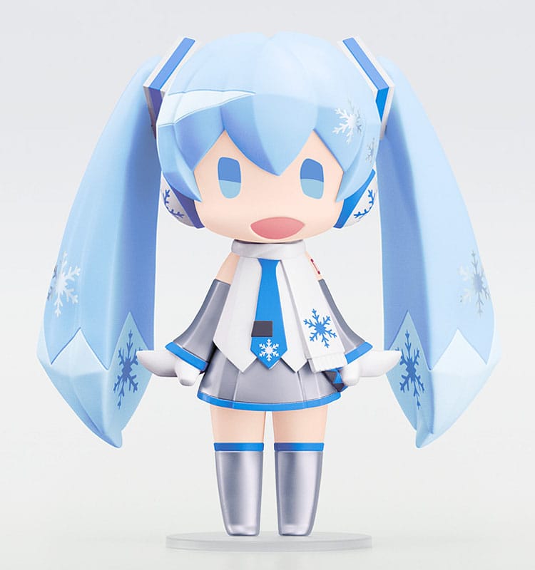 Character Vocal Series 01: Hatsune Miku Hallo! Goede glimlach actiefiguur sneeuw miku 10 cm