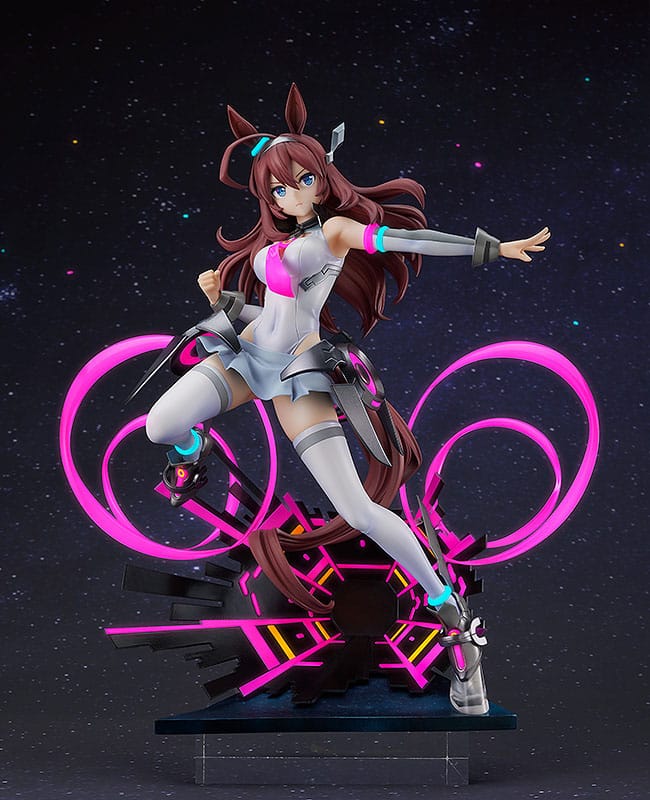 Uma Musume Pretty Derby PVC Estatua 1/7 Mihono Bourbon The Chestnut Cyborg 26 cm