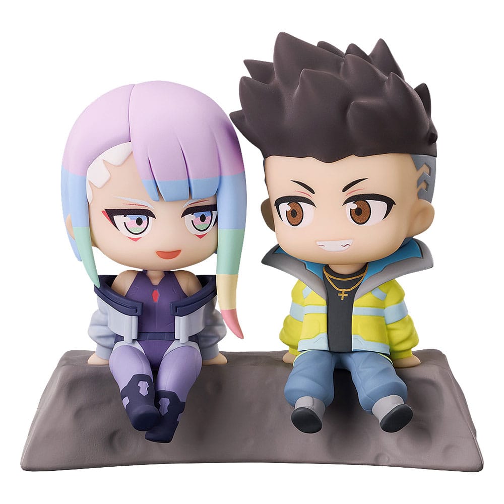 Cyberpunk: mini-figure di Edgerunners Qset a 2 pacchetti David & Lucy-to the Moon 8 cm