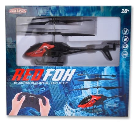 Gear2Play Køretøj Fjernstyret Helikopter Red Fox