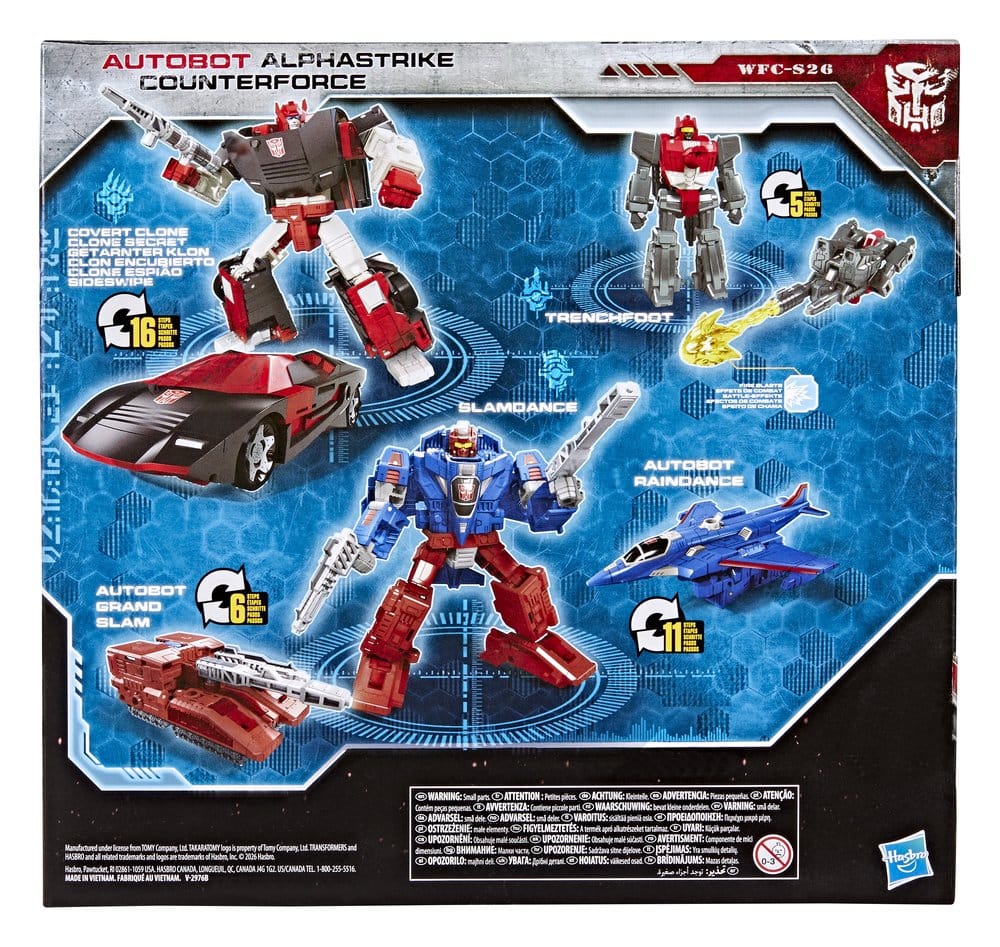 Transformers Generations War for Cybertron: Siege Action Figur 3-Pack Autobot Alphastrike Counterforce