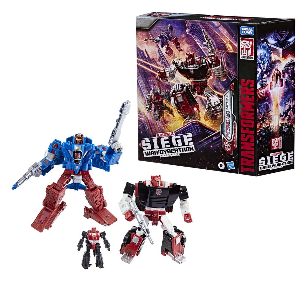 Transformers Generations War for Cybertron: Siege Action Figur 3-Pack Autobot Alphastrike Counterforce