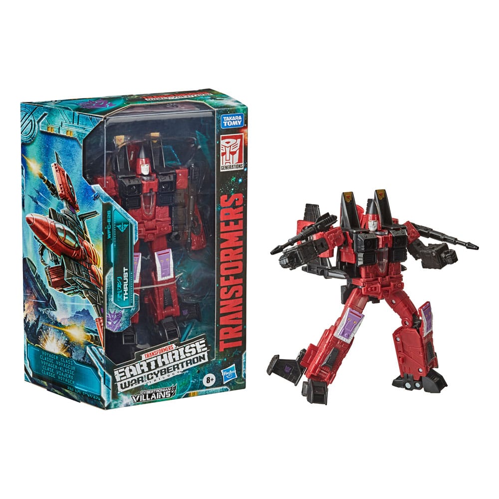 Transformers Generations War for Cybertron: Earthrise Voyager Class Action Figur Thrust 18 cm