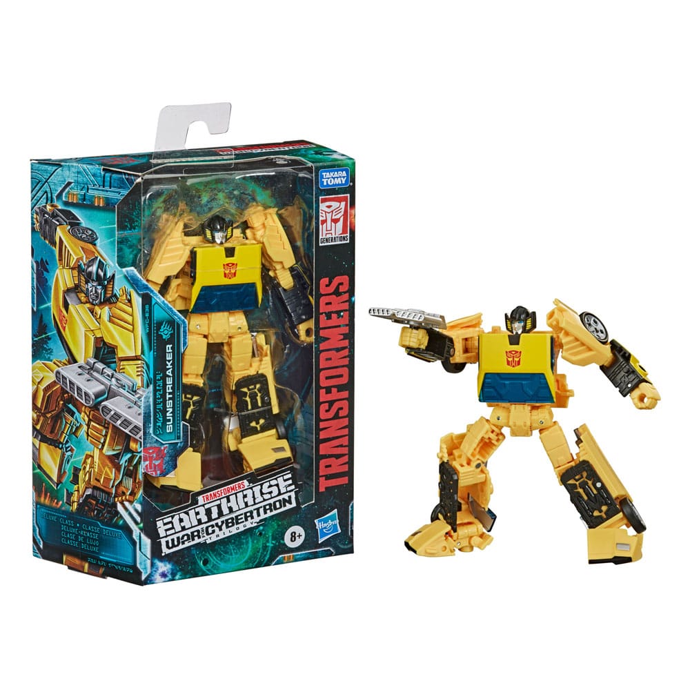 Cybertron için Transformers Nesiller Savaşı: Earthrise Deluxe Sınıf Aksiyon Figürü Sunstreaker 14 cm
