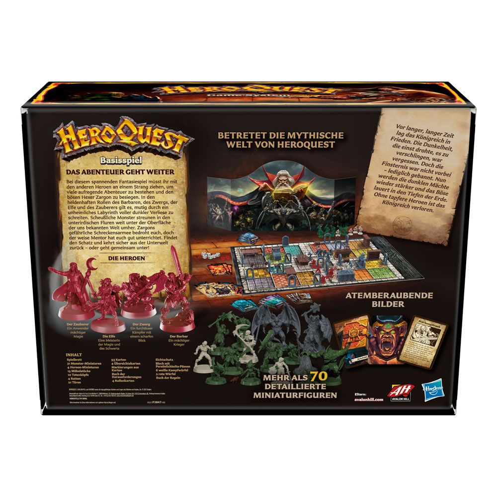 Juego de mesa HeroQuest Basisspiel alemán