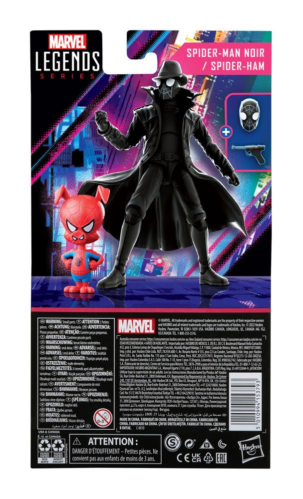 Spider-Man: Into the Spider-Verse Marvel Legends Action Figur 2-Pack 2022 Spider-Man Noir & Spider-Ham 15 cm