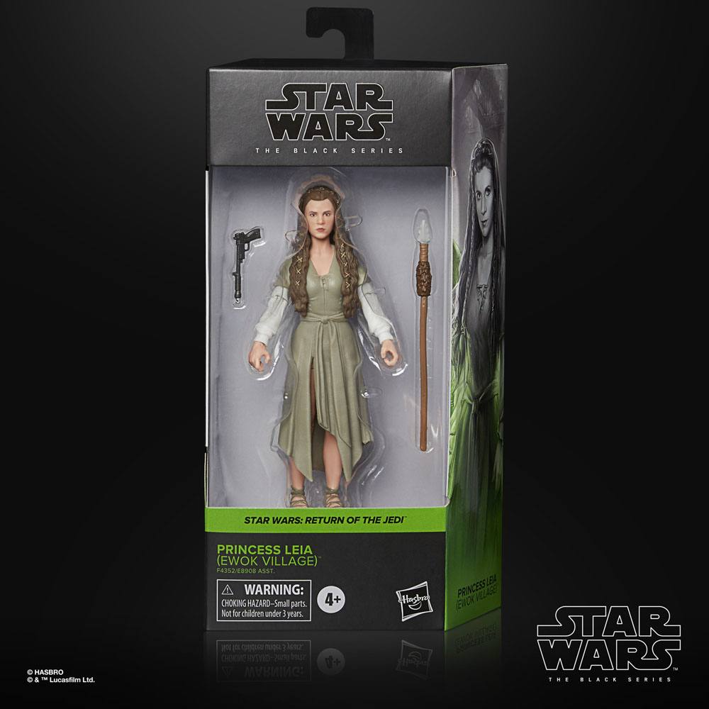 Star Wars Episodio VI Black Series Action Figura 2022 Princess Leia (Ewok Village) 15 cm