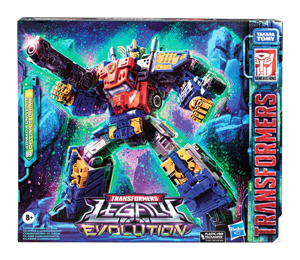 Transformers Generations Legacy Evolution Commander Classe Figura Armada Universo Optimus Prime 19 Cm