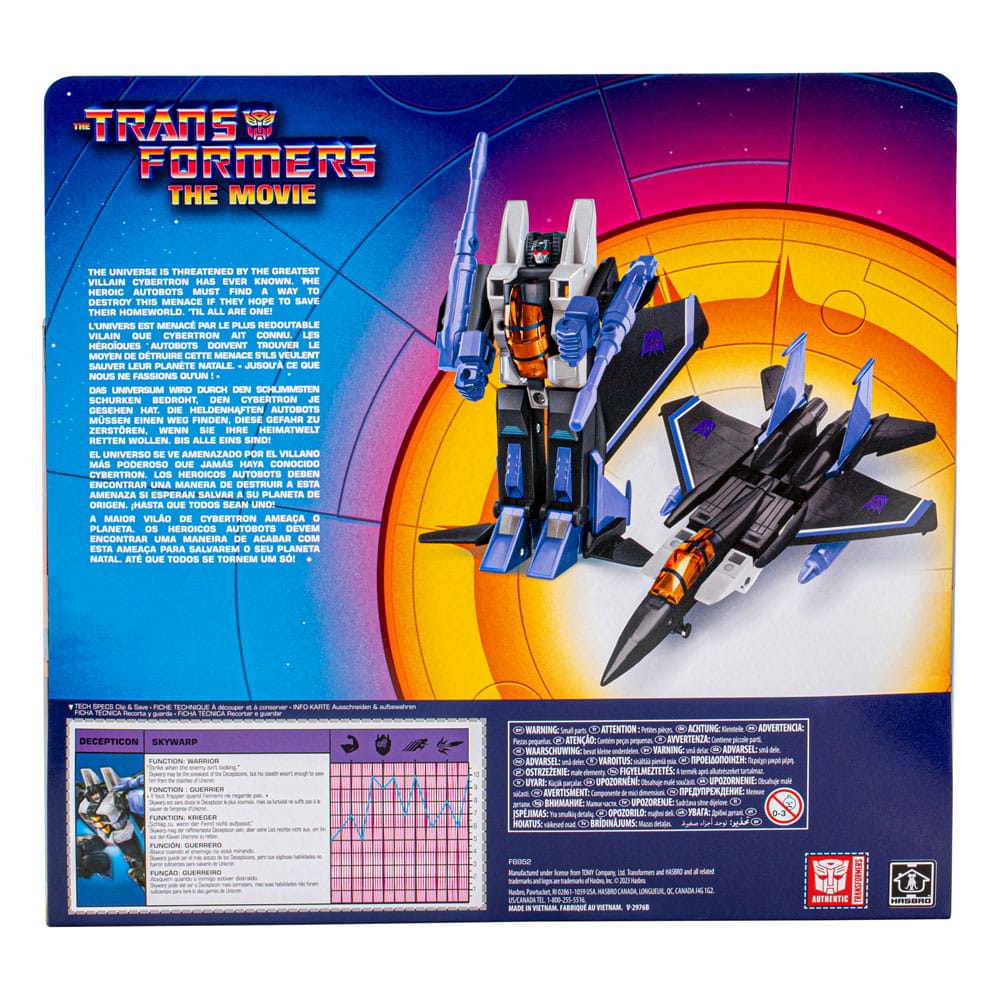 The Transformers: The Movie Retro Action Figure Skywarp 14 cm