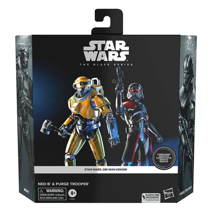 Star Wars: Obi-Wan Kenobi Black Series Action Figura da 2 pack Ned-B & Purge Trooper Esclusiva 15 cm