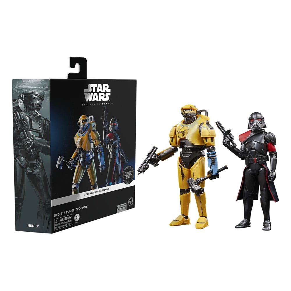 Star Wars: Obi-Wan Kenobi Black Series Action Figura da 2 pack Ned-B & Purge Trooper Esclusiva 15 cm