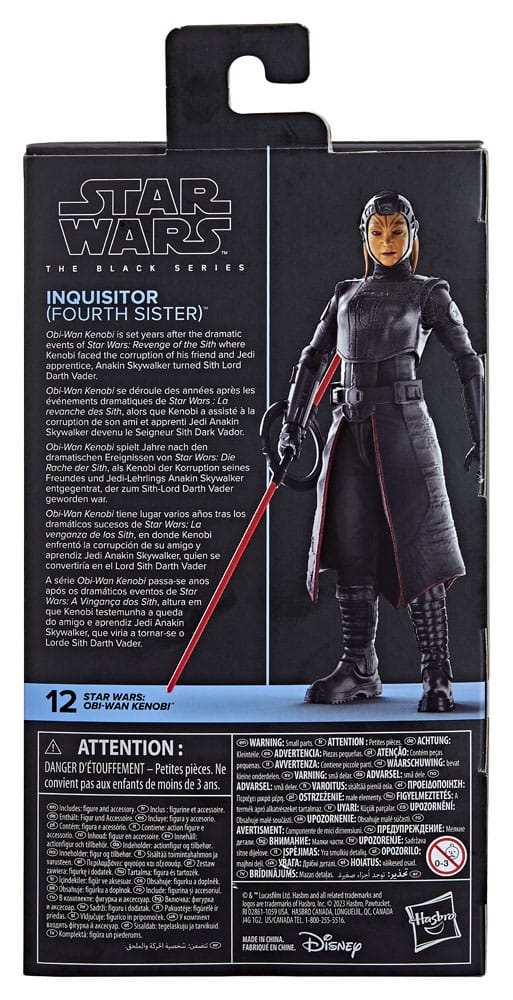 Star Wars: Obi-Wan Kenobi Black Series Action Figure Inquisitor (quarta sorella) 15 cm