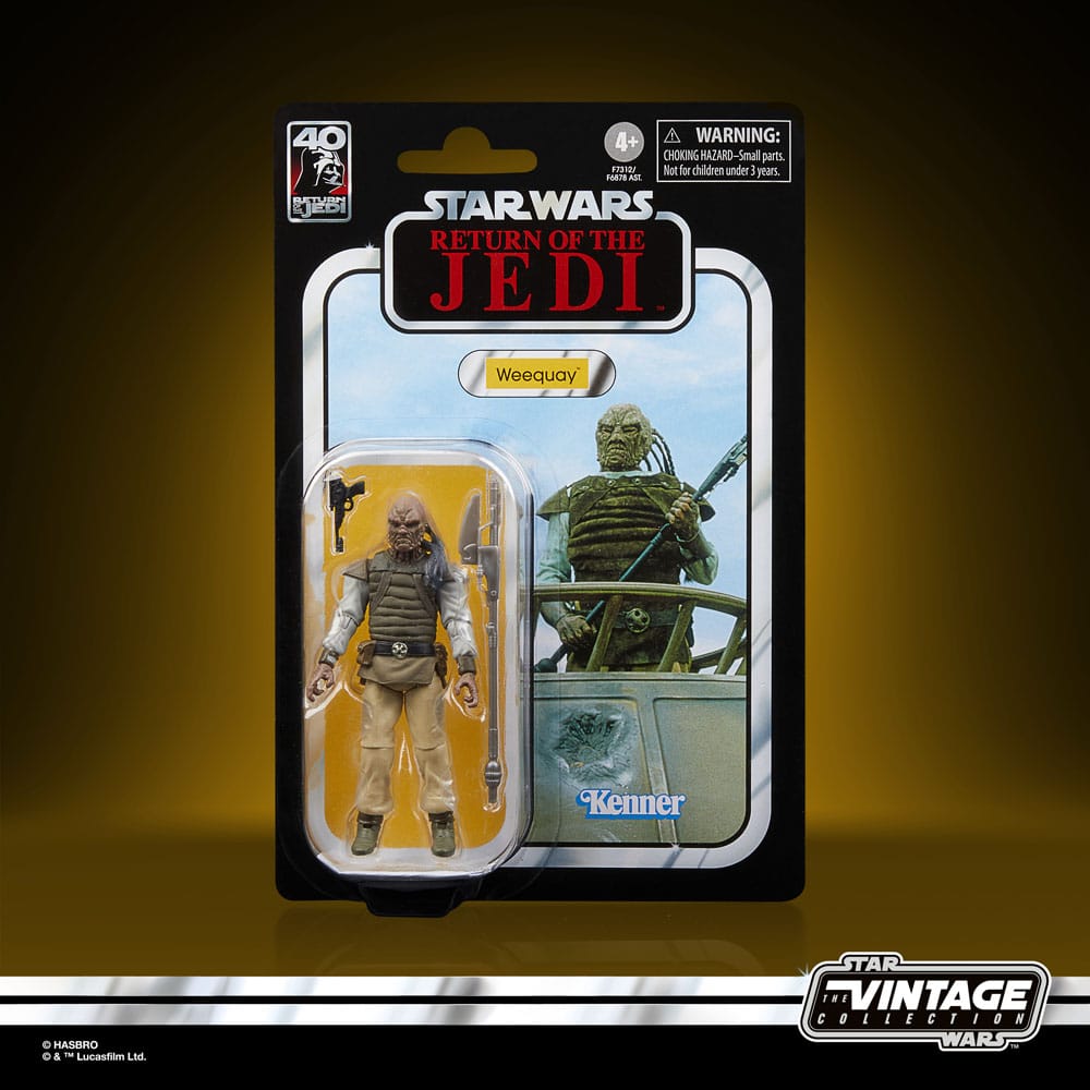 Star Wars Episodio VI 40th Anniversary Vintage Collection Figure Action Figure Weequay 10 cm