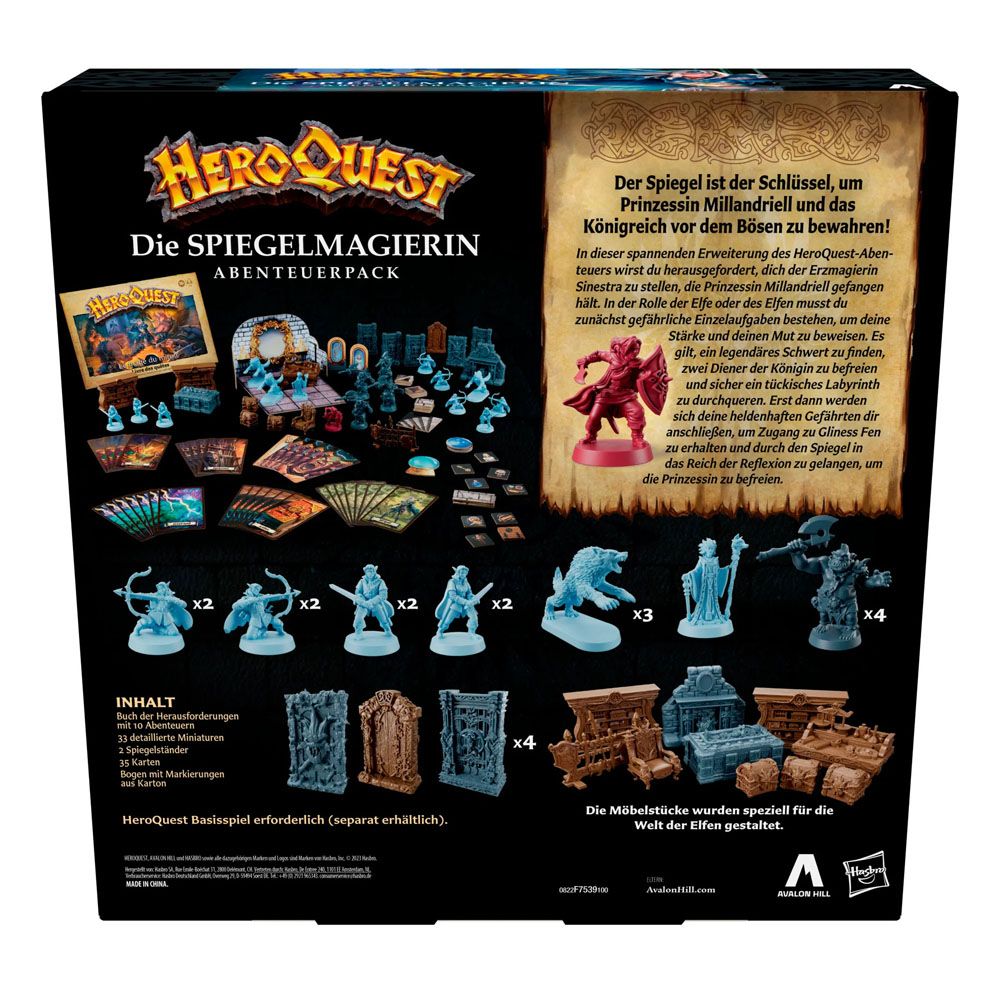 Ekspanzija Heroquest na ploči Die Spiegelmagierin Quest Pack *Njemačka verzija *