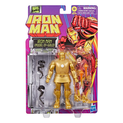 Iron Man Marvel Legends Action Figur Iron Man (modell 01-gull) 15 cm