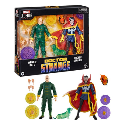 Doctor Strange Marvel Legends Action Figur 3-Pack Doctor Strange, Wong & Bats 15 cm