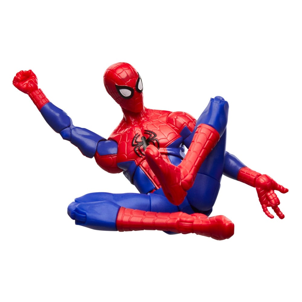 Örümcek Adam: Örümcek Verse Marvel Legends Action figürü Peter Parker 15 cm karşısında