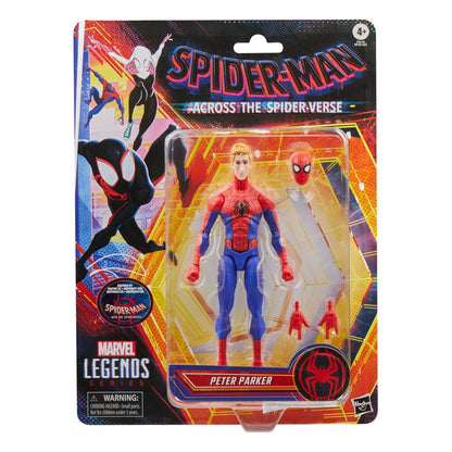 Örümcek Adam: Örümcek Verse Marvel Legends Action figürü Peter Parker 15 cm karşısında