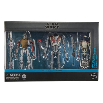 Star Wars Jedi: Survivor Black Series Aksiyon Figürü 3'lü Paket Magna Guard, Süper Savaş Droidi ve Savaş Droidi