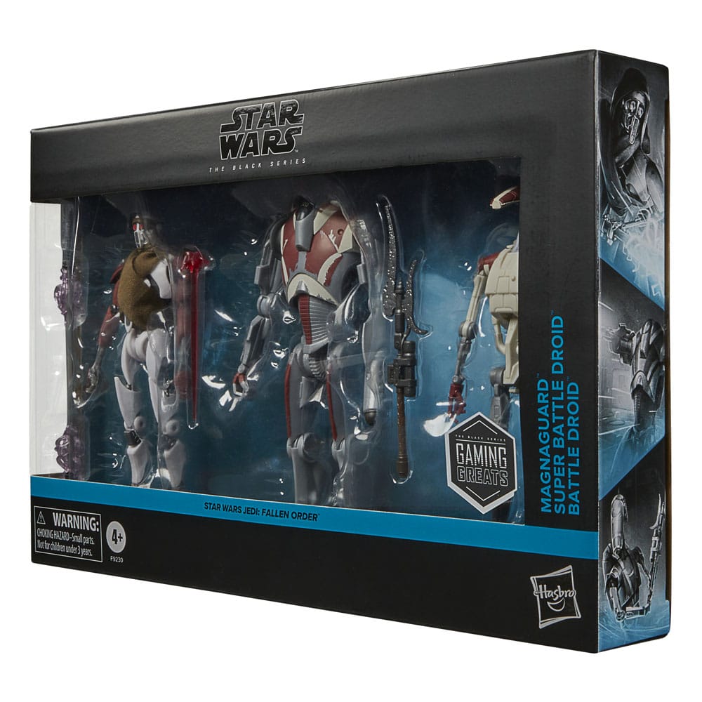 Star Wars Jedi: Survivor Black Series Aksiyon Figürü 3'lü Paket Magna Guard, Süper Savaş Droidi ve Savaş Droidi