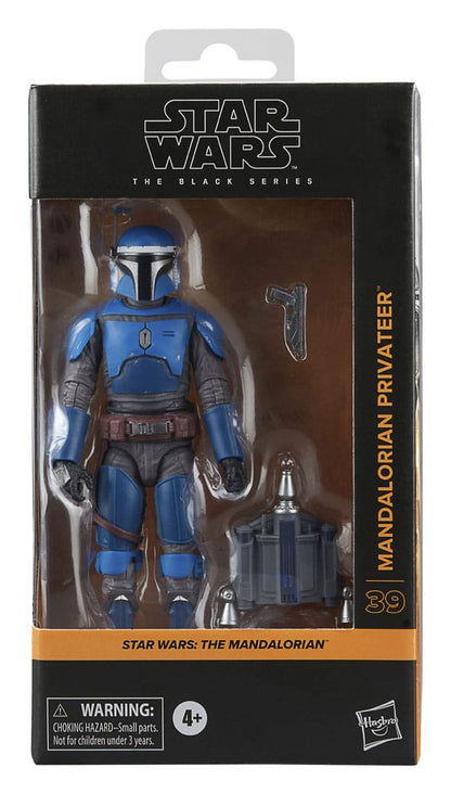 Yıldız Savaşları: Mandalorian Siyah Serisi Aksiyon Figürü Mandalorian Privateer 15 cm