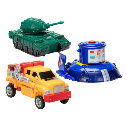 Transformers Legacy United Deluxe Class Action Şekil 3 Pack Go-Bot Guardians 14 cm