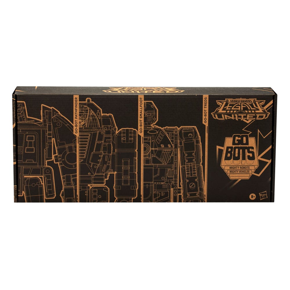 Transformers Legacy United Deluxe Class Action Şekil 3 Pack Go-Bot Guardians 14 cm