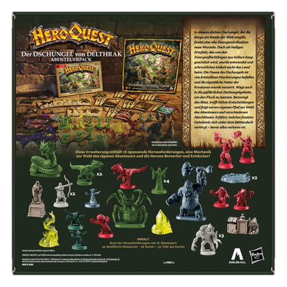Eroquest Board Game Expansion Der Dschungel von Delthrak Quest Pack *Versione tedesca *