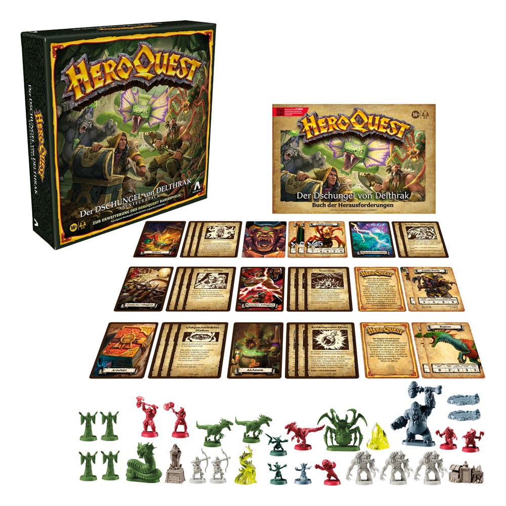 Eroquest Board Game Expansion Der Dschungel von Delthrak Quest Pack *Versione tedesca *