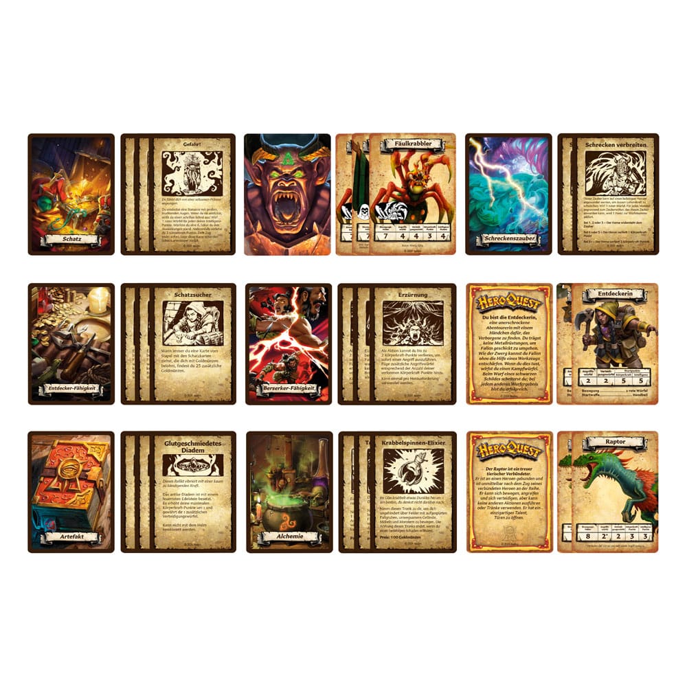 Eroquest Board Game Expansion Der Dschungel von Delthrak Quest Pack *Versione tedesca *