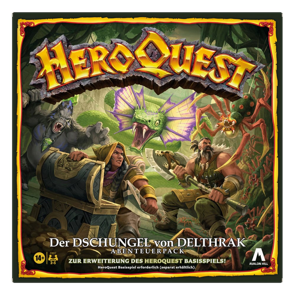 Eroquest Board Game Expansion Der Dschungel von Delthrak Quest Pack *Versione tedesca *