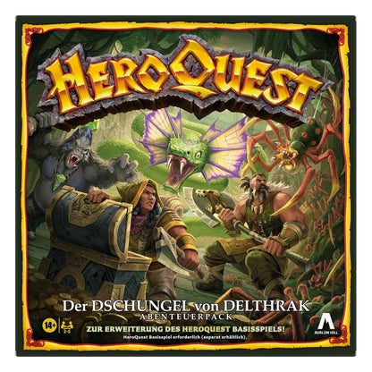 Eroquest Board Game Expansion Der Dschungel von Delthrak Quest Pack *Versione tedesca *