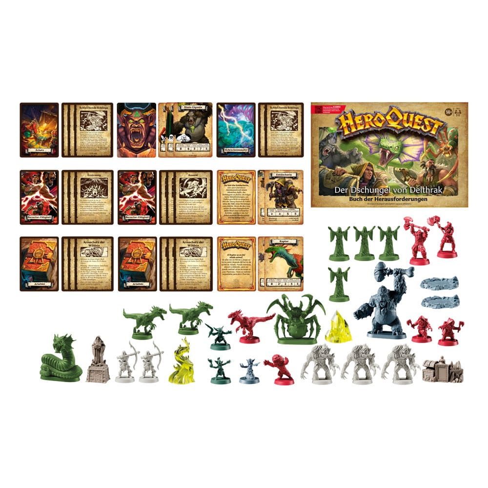 Eroquest Board Game Expansion Der Dschungel von Delthrak Quest Pack *Versione tedesca *